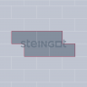 Тротуарная плитка Steingot Плита 600*300 Серая 80 мм