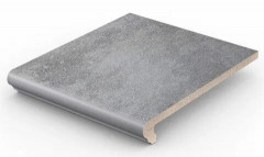  Ступень - флорентинер Stroeher Keraplatte Roccia 840 grigio, 294x340x12