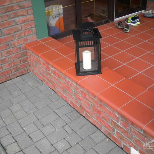 Клинкерная напольная плитка Stroeher Keraplatte Terra 215 patrizierrot, 240x240x12