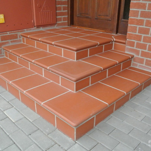 Клинкерная напольная плитка Stroeher Keraplatte Terra 215 patrizierrot, 240x240x12