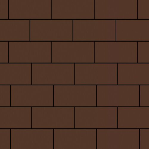 Тротуарная плитка SteinRus Грас, коричневый, гладкая 80 мм