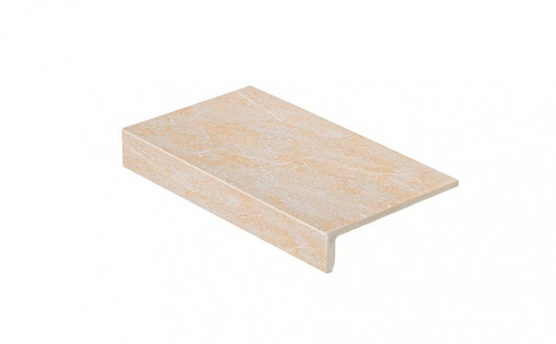 Ступень прямой угол Stroeher Keraplatte Roccia 833 corda, 294x175x52х10