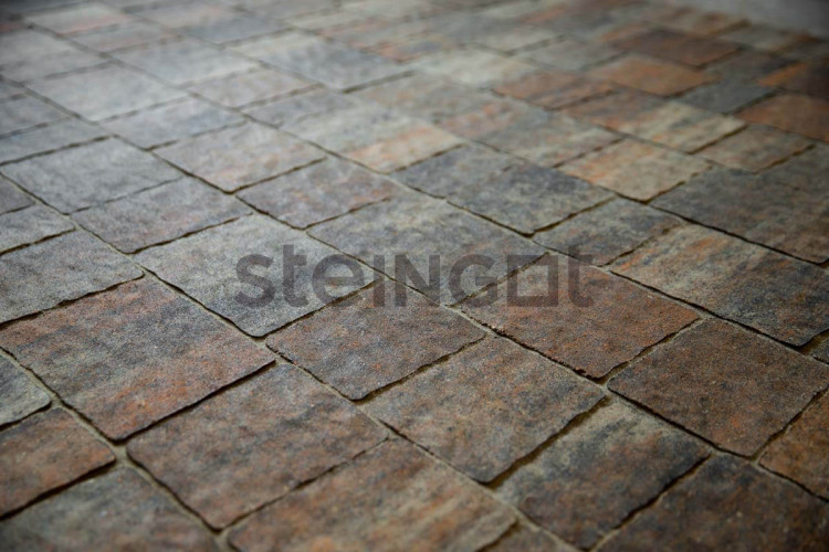Тротуарная плитка Steingot Гранито Бронзовый камень (Stein Bronze) 60 мм