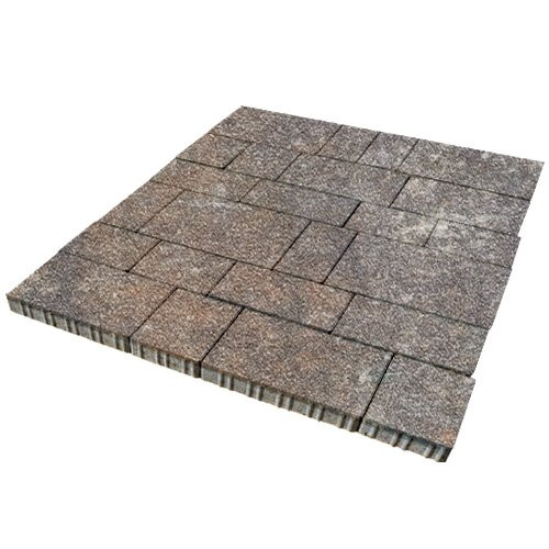 Тротуарная плитка SteinRus Инсбрук Тироль, colormix Сепия, native 60 мм