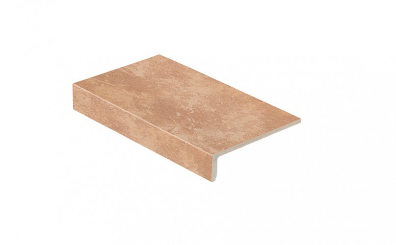 Ступень прямой угол Stroeher Keraplatte Roccia 835 sandos, 294x175x52х10