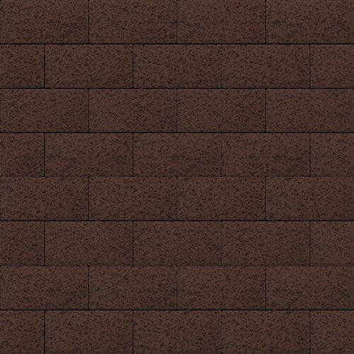 Тротуарная плитка SteinRus Прямоугольник, коричневый, native 60 мм