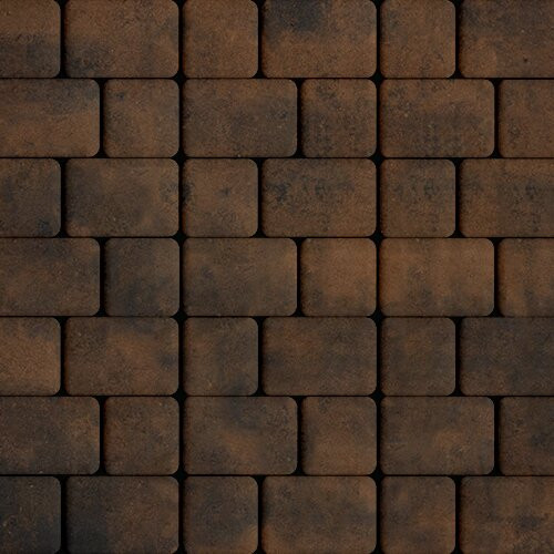 Тротуарная плитка SteinRus Инсбрук Альт Дуо, ColorMix Бомонт, гладкая 40 мм