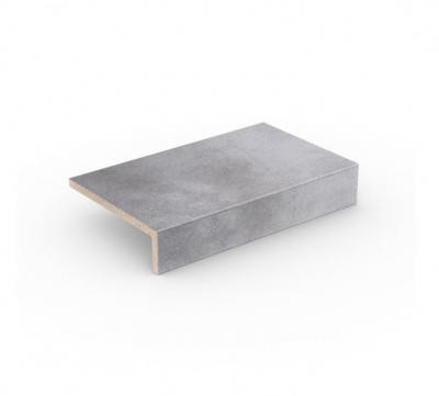 Ступень прямой угол Stroeher Keraplatte Aera 705 betone, 294x175x52х10