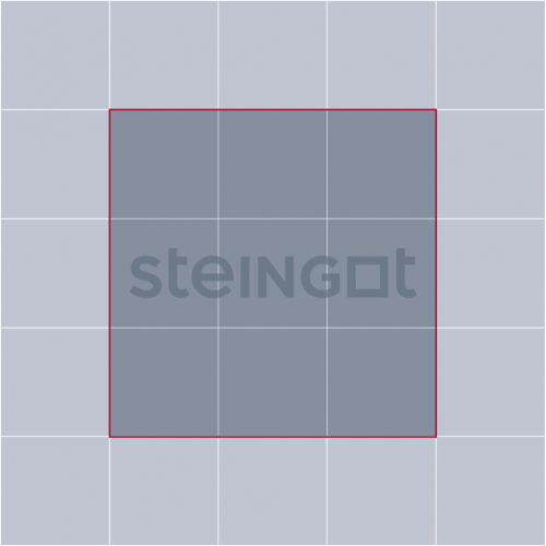 Тротуарная плитка Steingot Квадрат 300*300 Коричневый 60 мм