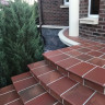 Ступень - флорентинер Stroeher Keraplatte Terra 316 patrizierrot ofenbunt, 345x240x12