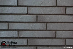 Клинкерная плитка для фасада FELDHAUS KLINKER R876LDF14 amena anthracit azul