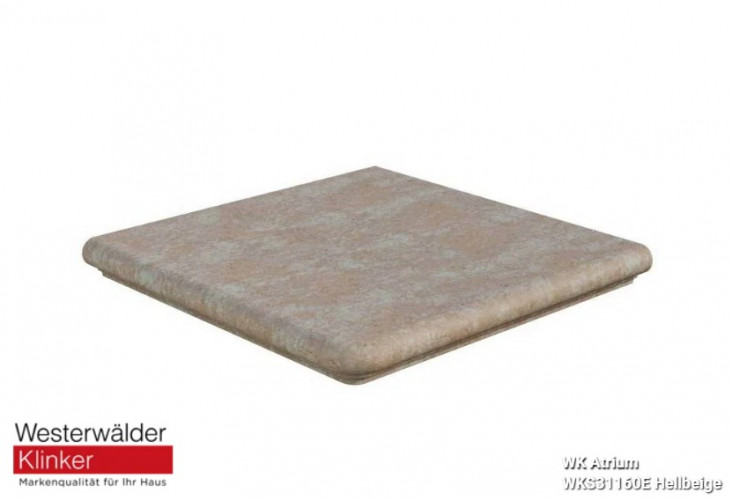  Клинкерная ступень Westerwalder Klinker - Atrium WKS 31160 Hellbeige