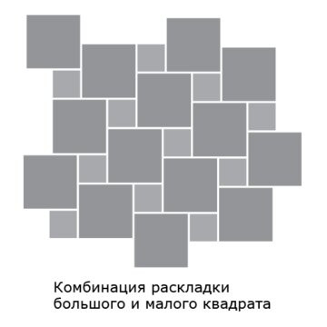 Тротуарная плитка SteinRus Квадрат Большой, коричневый, гладкая 60 мм