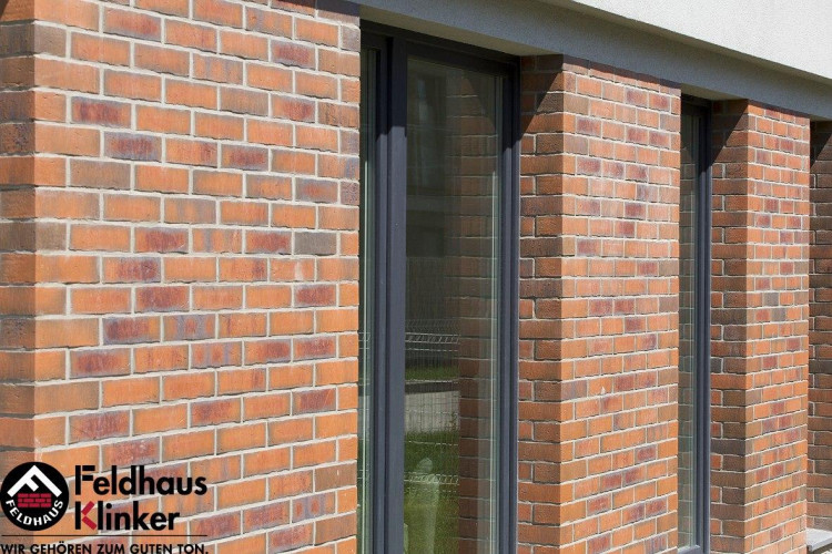 Клинкерный кирпич ручной формовки FELDHAUS KLINKER K767NF Vascu Terracotta Locata