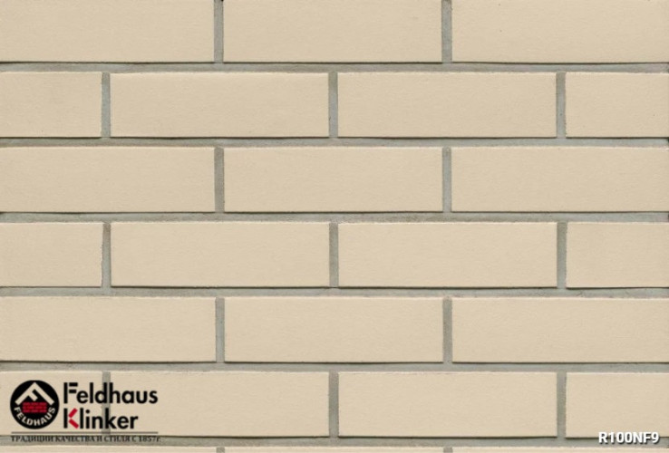 Клинкерная плитка для фасада FELDHAUS KLINKER R100NF9 Classic perla liso