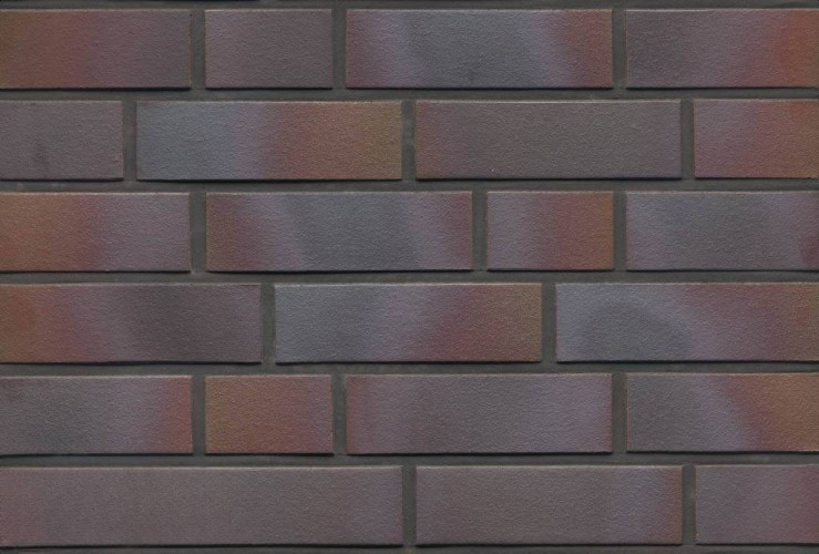 Клинкерная плитка для фасада FELDHAUS KLINKER R386NF14 Galena cerasi maritim negro