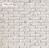 Фасадная плитка искусственный камень Дерри Брик 385-00 White Hills
