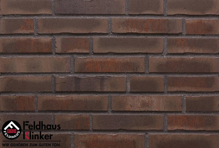 Клинкерный кирпич ручной формовки FELDHAUS KLINKER K748NF Vascu Geo Merleso