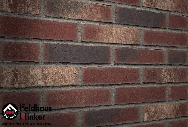 Клинкерный кирпич ручной формовки FELDHAUS KLINKER K746NF Vascu Cerasi Rotado