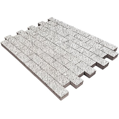 Тротуарная плитка SteinRus Прямоугольник, Эльтон, backwash 60 мм