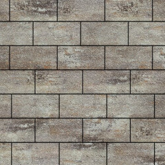 Тротуарная плитка SteinRus Грас, colormix Берилл, native 80 мм