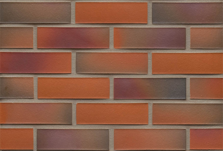 Клинкерная плитка для фасада FELDHAUS KLINKER R489NF14 Galena terreno rosato