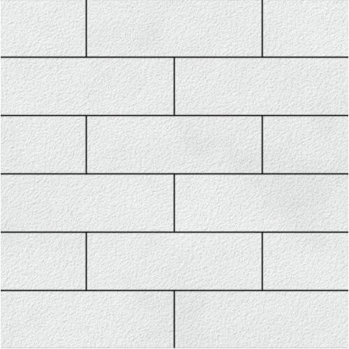 Тротуарная плитка SteinRus Гранада, белый, native 80 мм