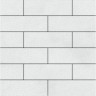 Тротуарная плитка SteinRus Гранада, белый, native 80 мм