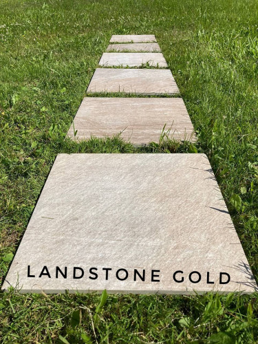 Керамогранит Террасная пластина Atlas Concorde Landstone Gold / Лэндcтоун Голд