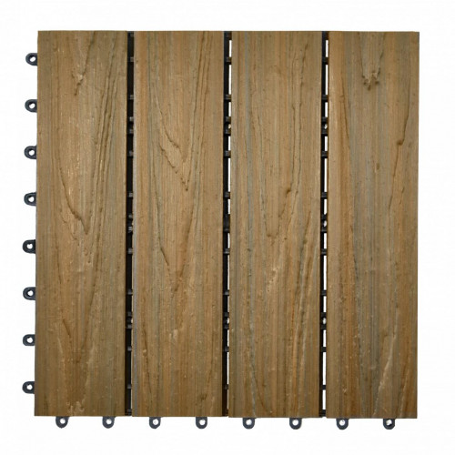 Садовый паркет CM Garden MODERN PATINA TEAK, 300х300 мм