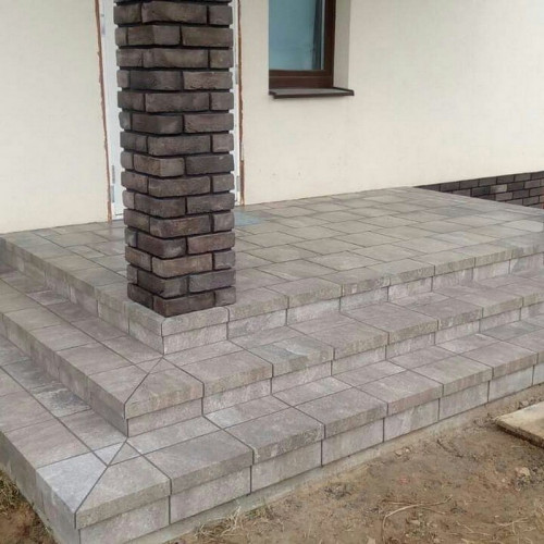 Ступень прямой угол Stroeher Keraplatte Epos 957 kawe, 294x175x52х10