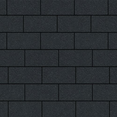 Тротуарная плитка SteinRus Грас, черный, native 80 мм