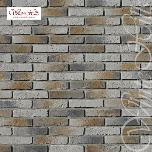 Фасадная плитка под кирпич Бергамо Брик  370-80 White Hills