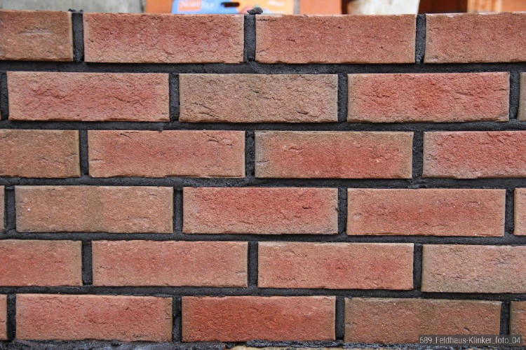 Клинкерный кирпич ручной формовки FELDHAUS KLINKER K689NF Sintra Ardor
