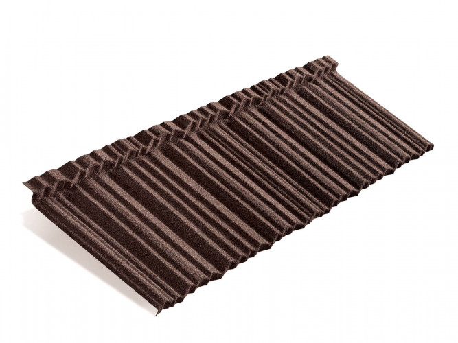 Композитная черепица Metrotile Shake II Коричневый
