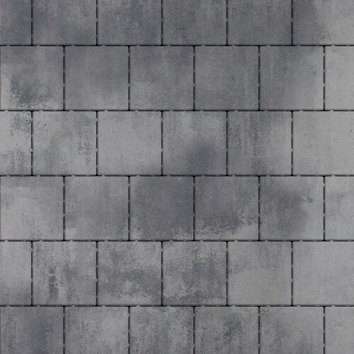 Тротуарная плитка SteinRus Бельпассо Премио, colormix Монохром, гладкая 80 мм