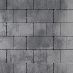 Тротуарная плитка SteinRus Бельпассо Премио, colormix Монохром, гладкая 80 мм