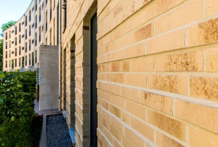 Клинкерная плитка для фасада FELDHAUS KLINKER R742NF14 Vascu crema petino