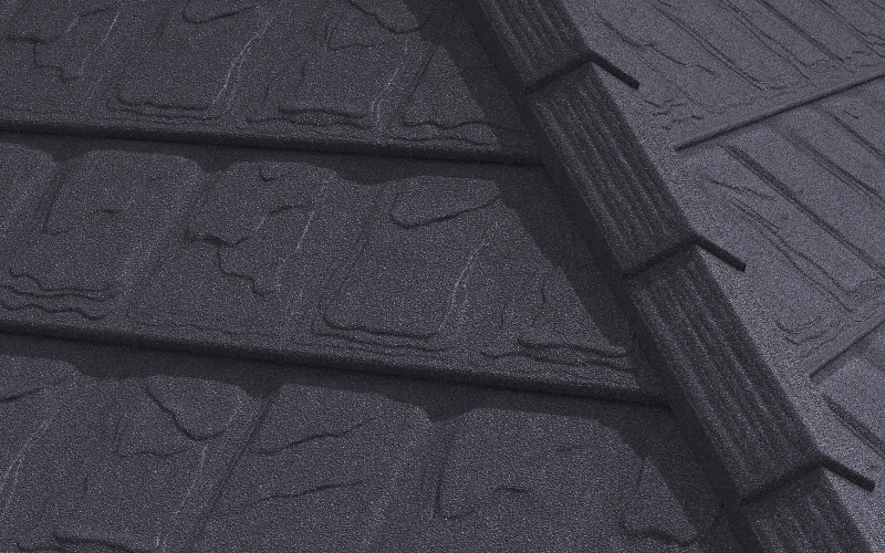 Композитная черепица VIVITILE Slate Anthracite