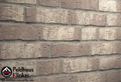 Клинкерный кирпич ручной формовки FELDHAUS KLINKER K682NF Sintra Argo Blanco
