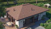 Гибкая черепица Tegola БИЗНЕС УНИКА ВЕНЕТО Marrone 423