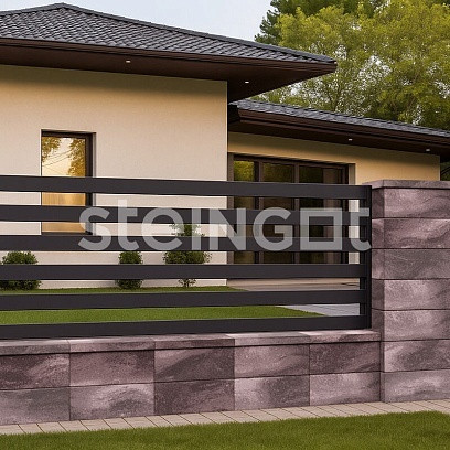 Архитектурный блок Steingot 500*200*200 Бурый камень (Stein Brown)