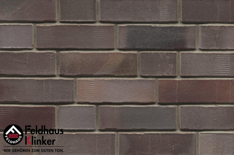 Клинкерный кирпич ручной формовки FELDHAUS KLINKER K704NF Accudo Cerasi Ferrum