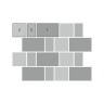 Тротуарная плитка SteinRus Новый город, ColorMix Актау, гладкая 40 мм