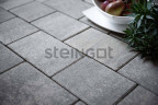 Тротуарная плитка Steingot Новый город Серебристый камень (Stein Silver) 40 мм