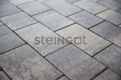 Тротуарная плитка Steingot Новый город Серебристый камень (Stein Silver) 40 мм