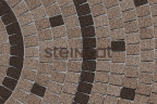 Тротуарная плитка Steingot Granit Premium Классика Арко Кофейный (Bruno) 60 мм