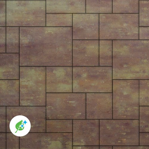 Тротуарная плитка SteinRus Инсбрук Альпен, colormix Порто, гладкая 60 мм
