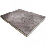Тротуарная плитка SteinRus Инсбрук Ланс, colormix Умбра, гладкая 60 мм